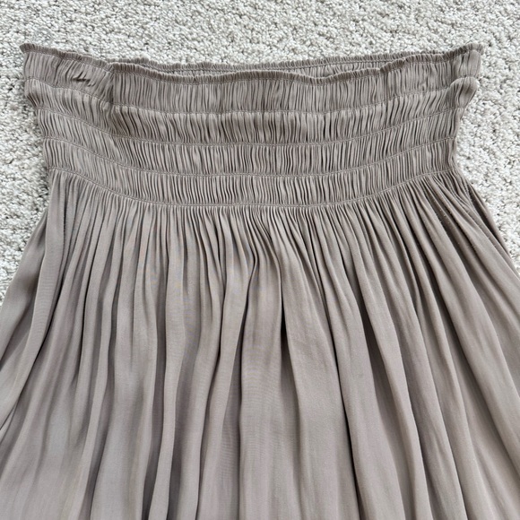 Ramy Brook Gray/Tan Silk Mini Skirt Size Small - Picture 3 of 5